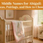 A collage of various names paired with Abigail in different settings.