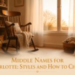 Names Charlotte Anne, Charlotte Elizabeth, and Charlotte Jane written in calligraphy.